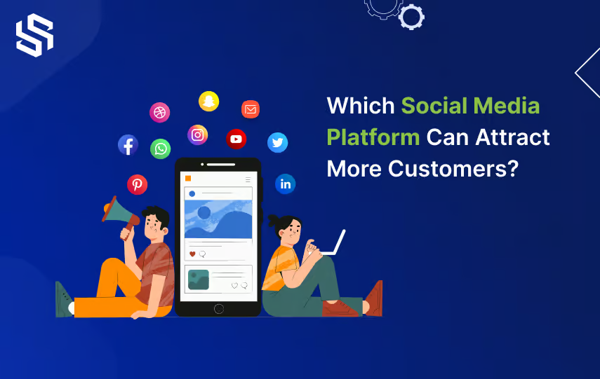 Which social media platform attract more customers