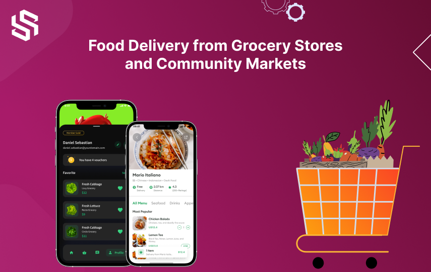 Food Delivery From Grocery Stores and Community Markets