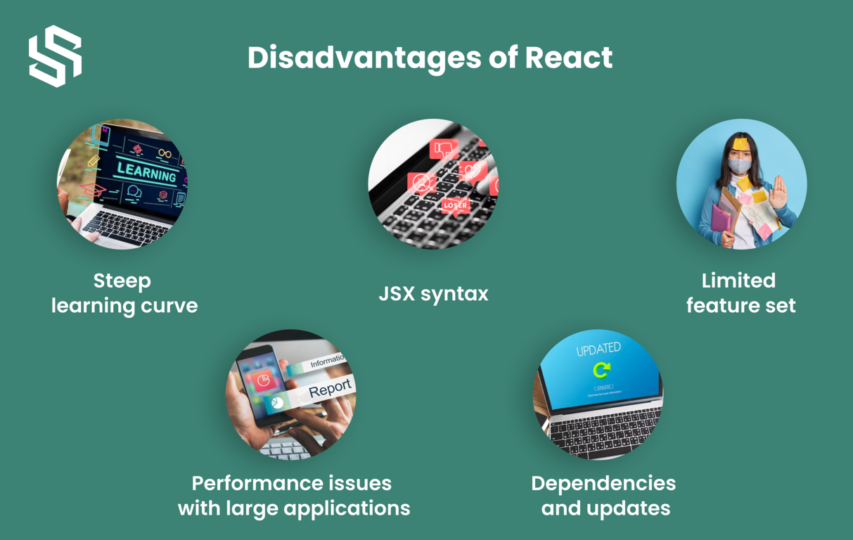 Disadvantages of React