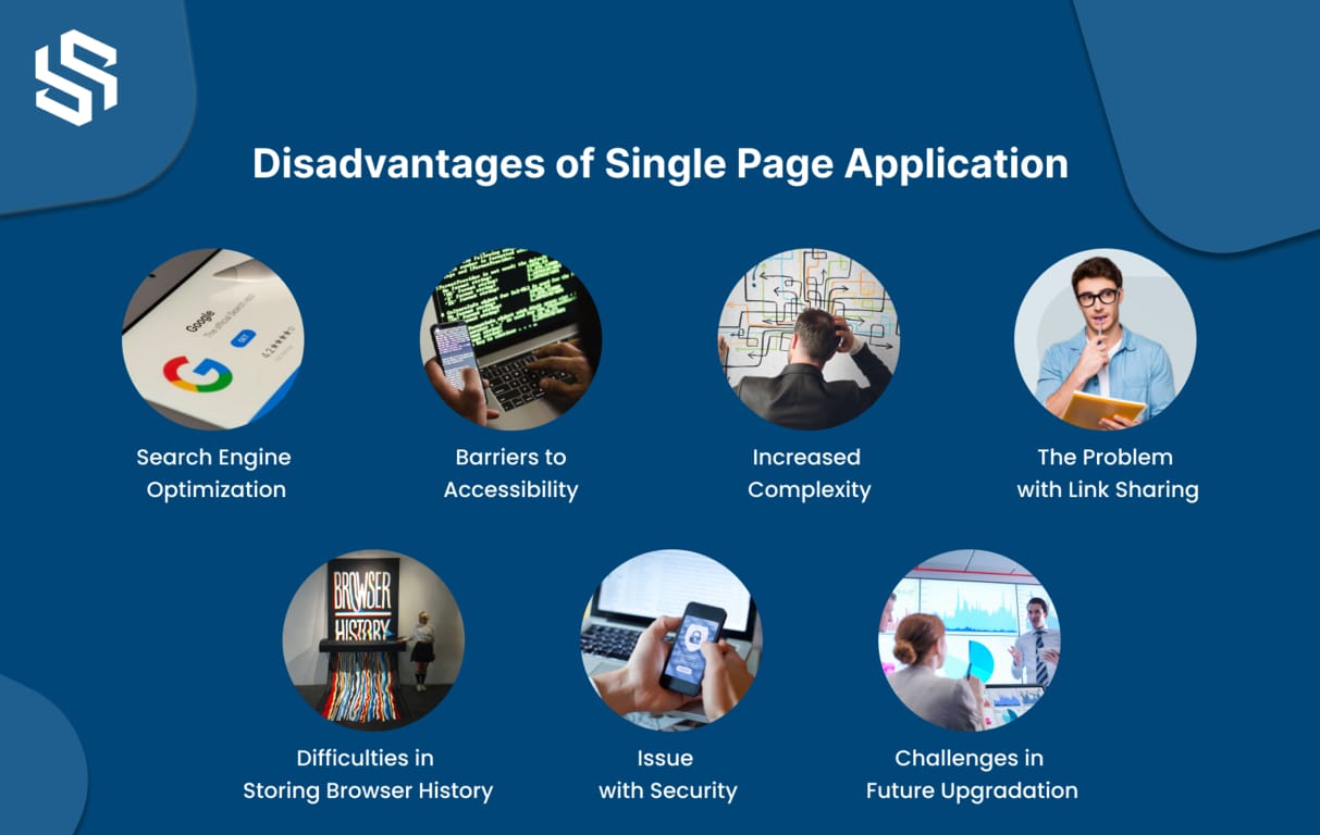 Disadvantages of Single Page Application