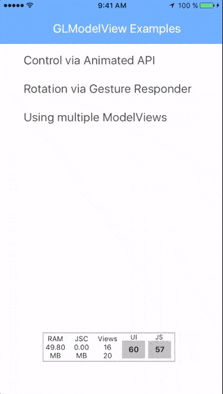 React Native GL Model View
