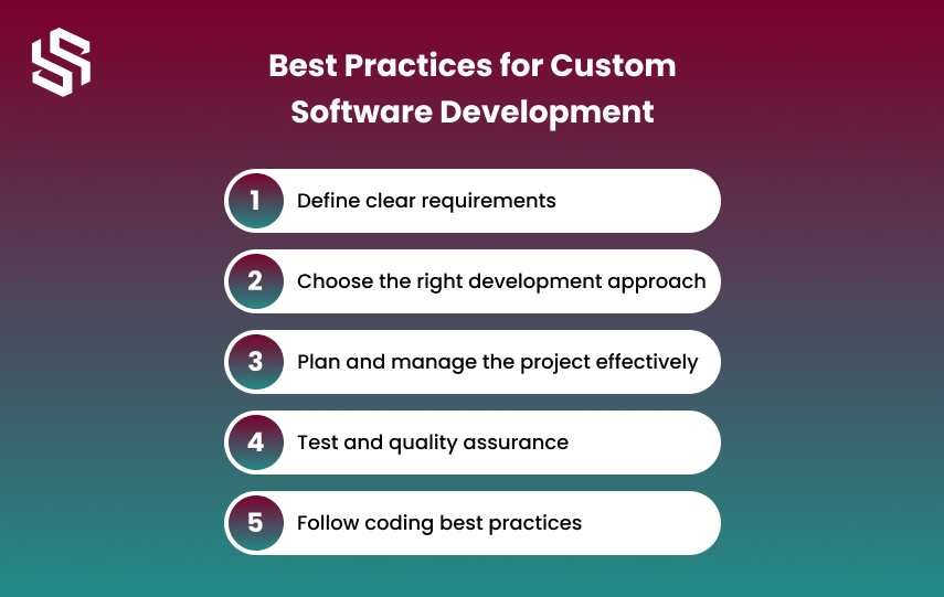 Best Pratices for Custom Software Development