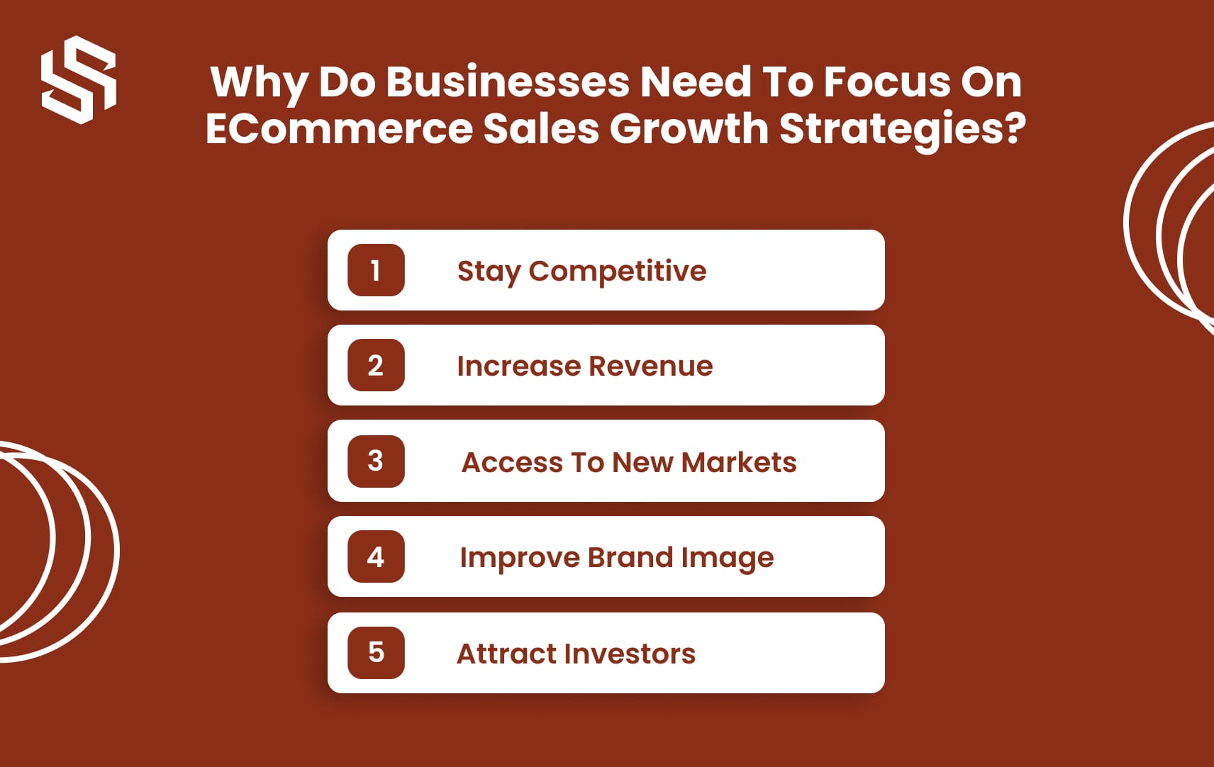 Focus On Ecommerce Sales Growth Strategies