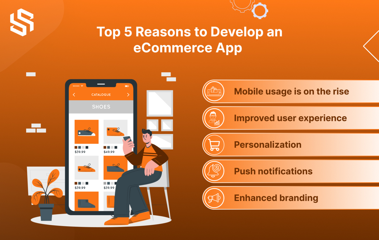 Top 5 Reasons to Develop an eCommerce App