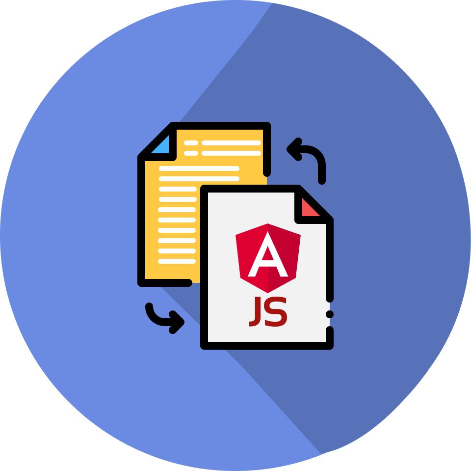AngularJS Code Migration and Upgrade Services Icon