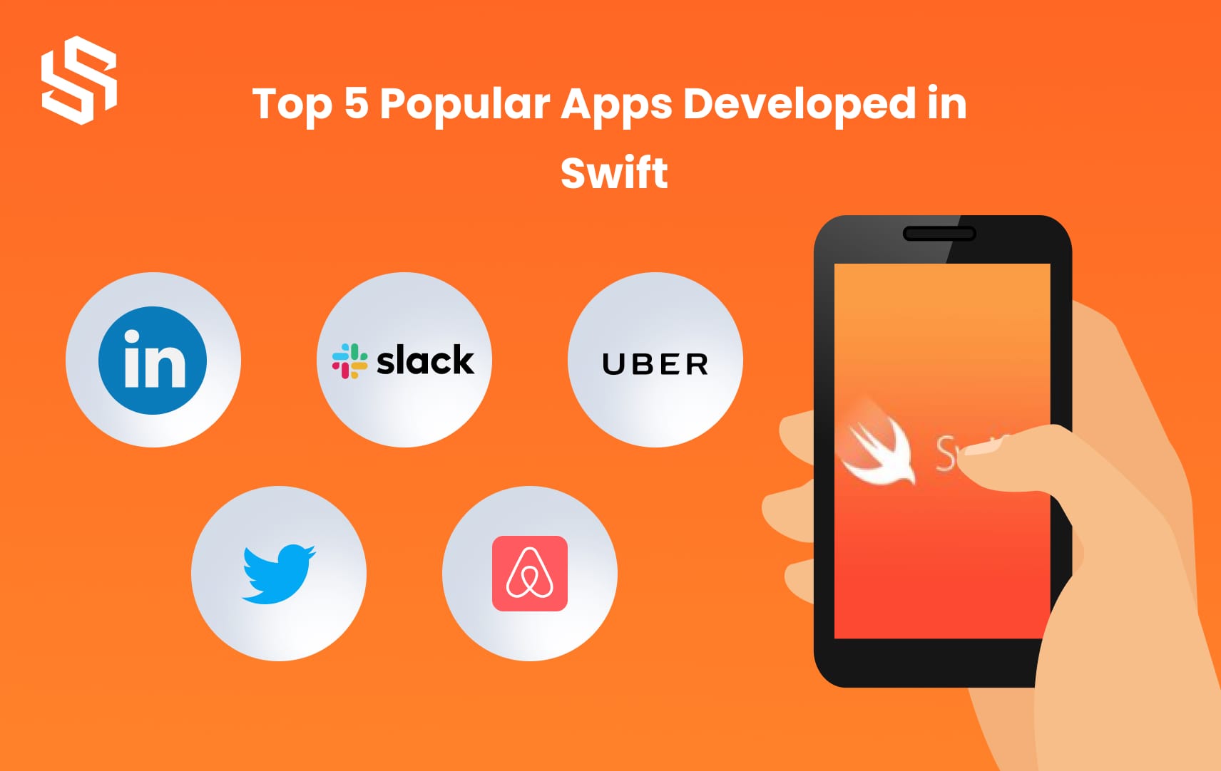 Top 5 Popular Apps Developed in Swift