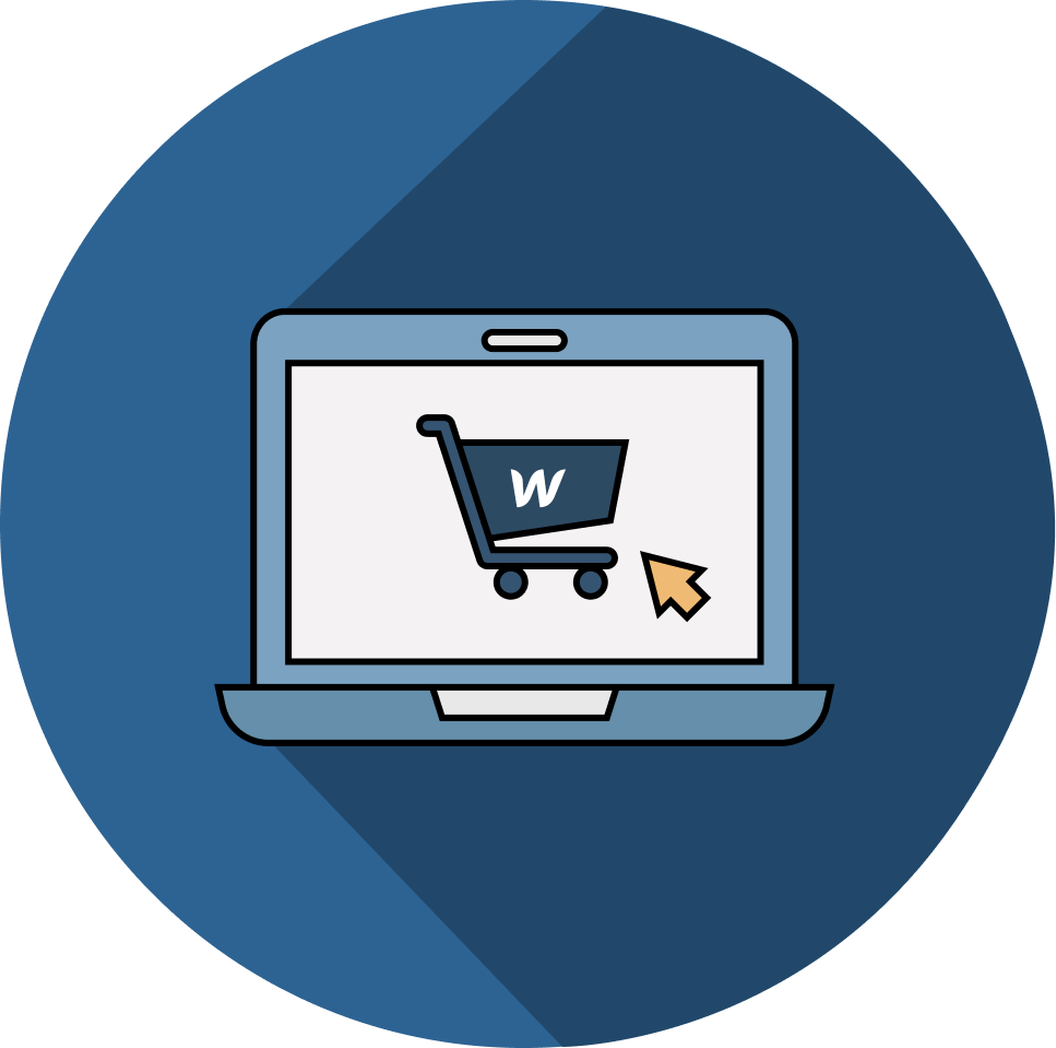 Webflow E-commerce Development Icon