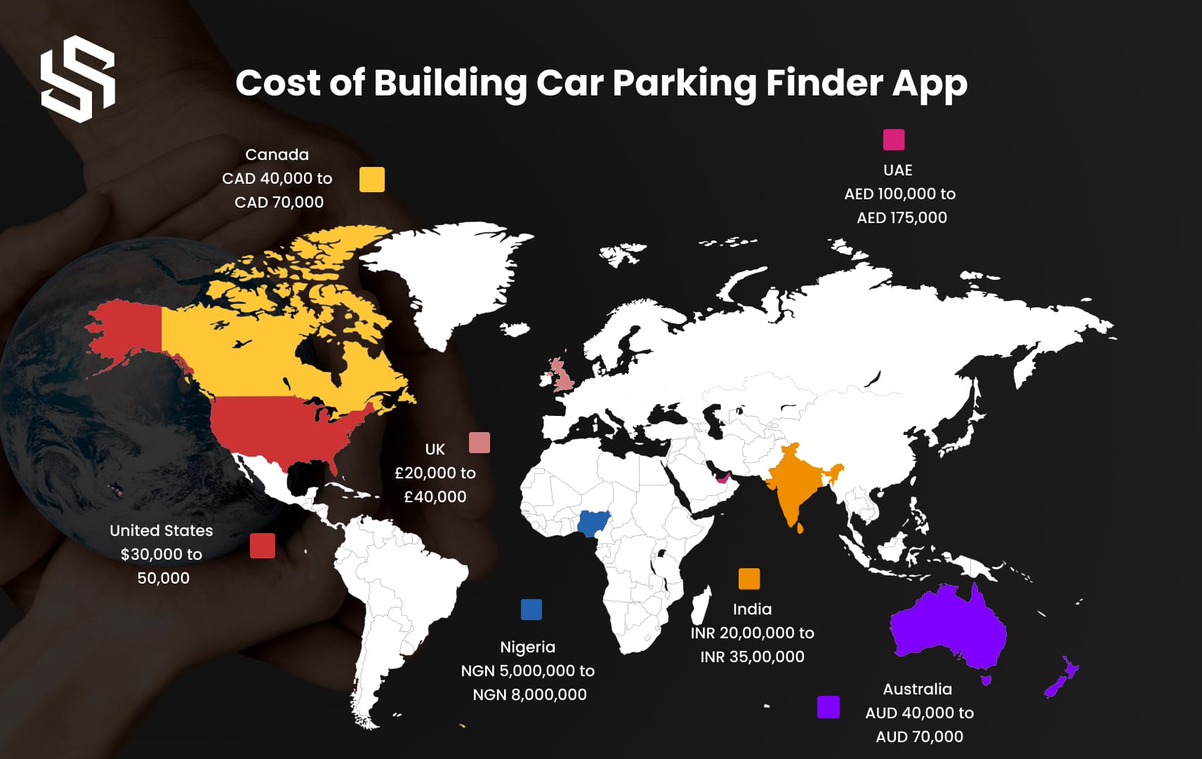 Cost of Building Car Parking Finder app