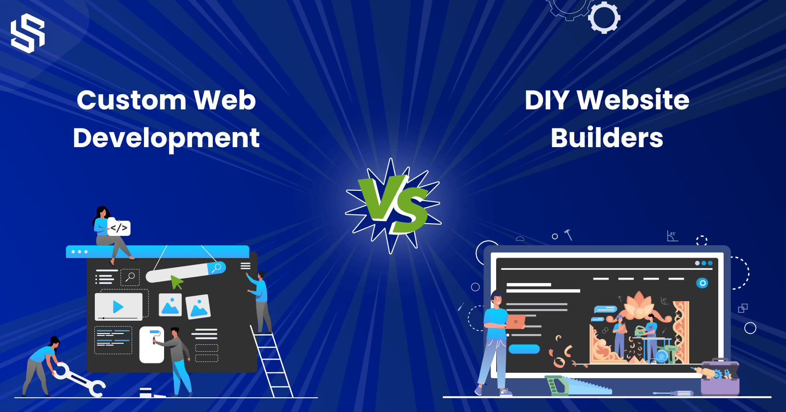 Custom Web Development vs. DIY Website Builders
