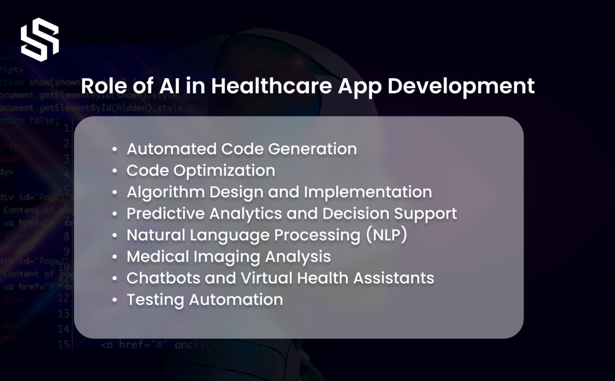 Role of AI in Healthcare App Development