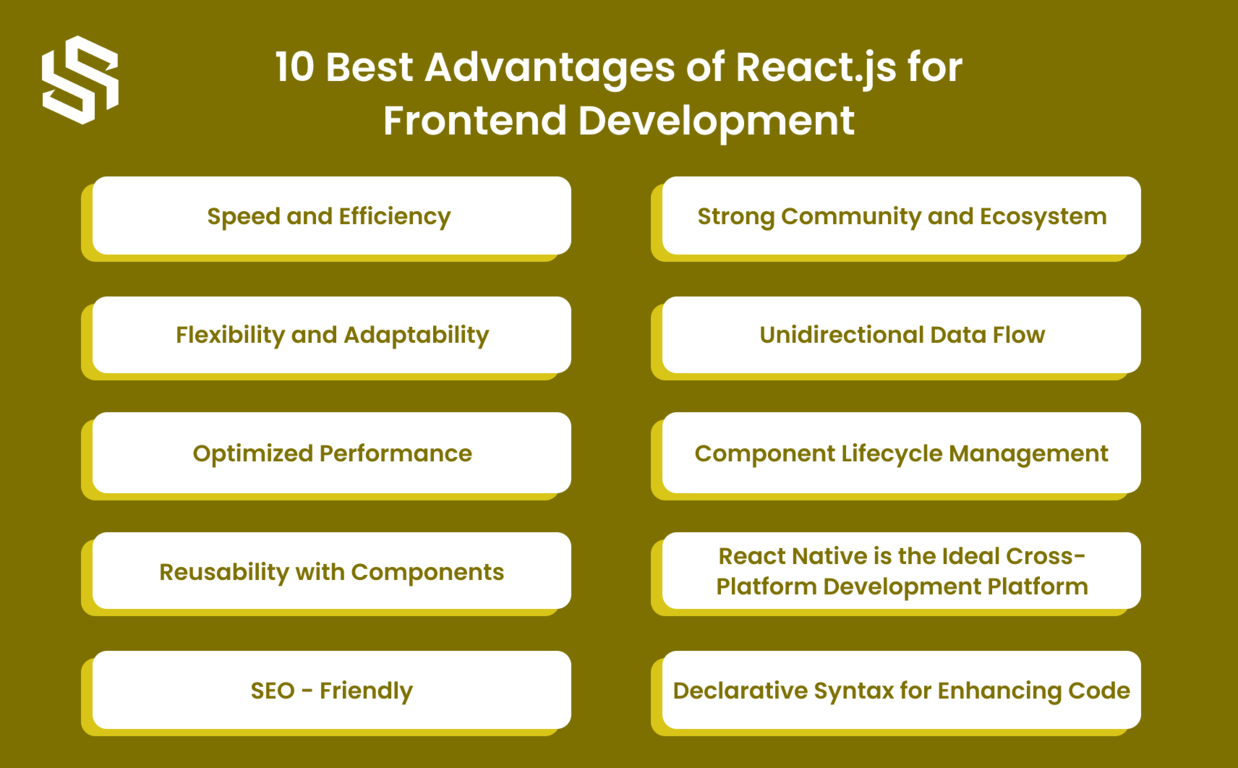10 Best Advantages of React.js for Frontend Development