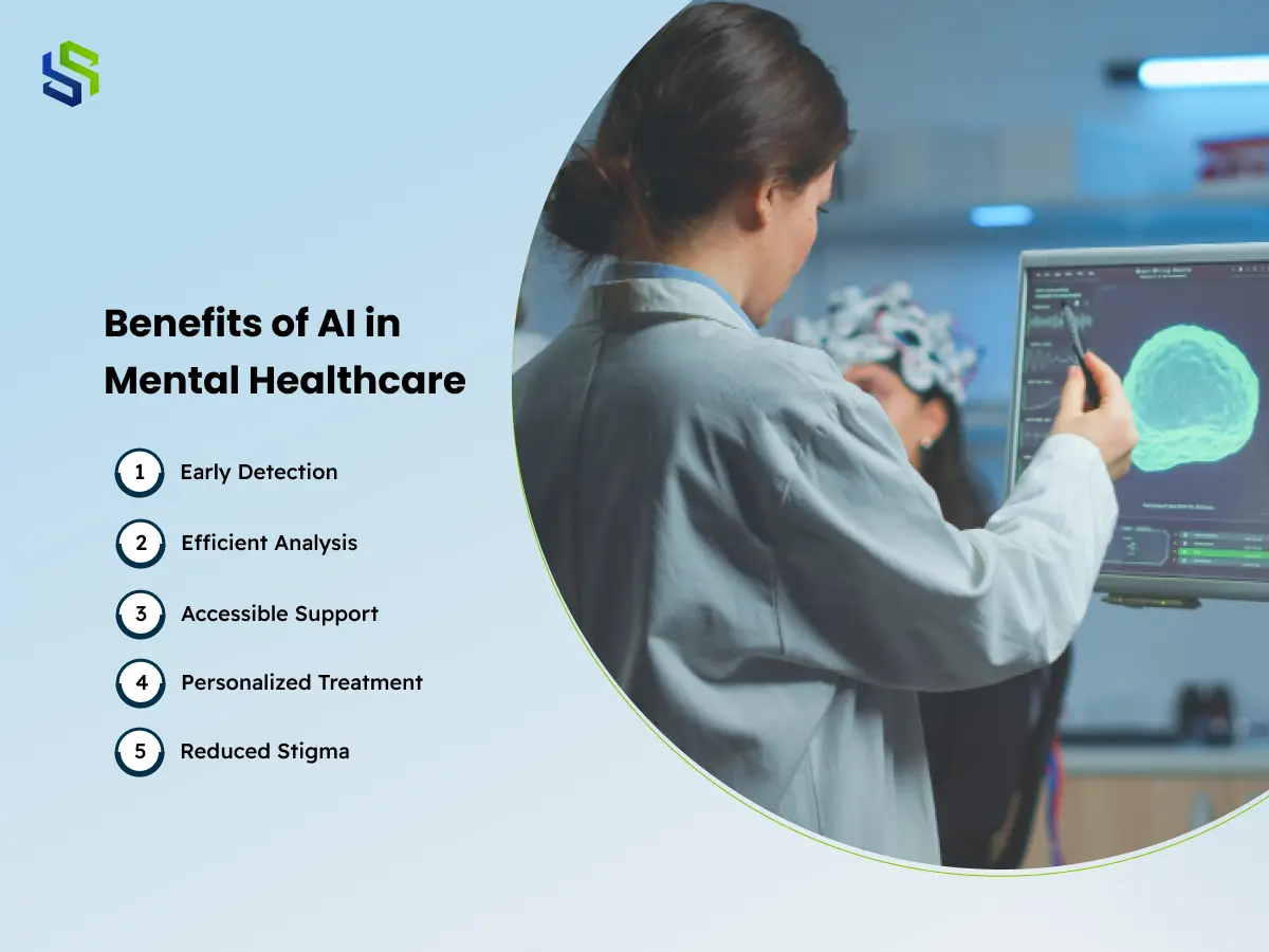 Benefits of AI in Mental Healthcare