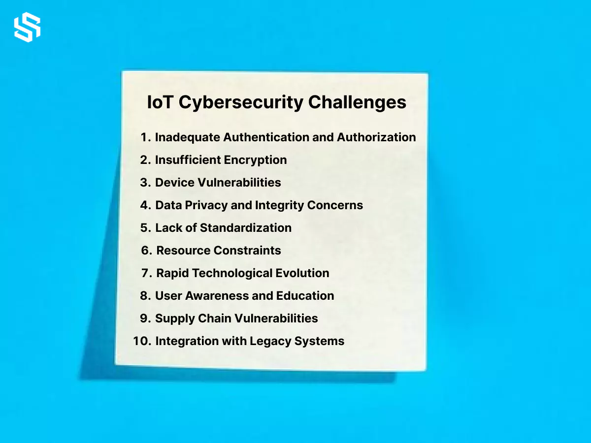 IoT Cybersecurity Challenges
