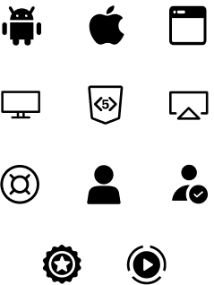 Entertainment Web App-Iconography