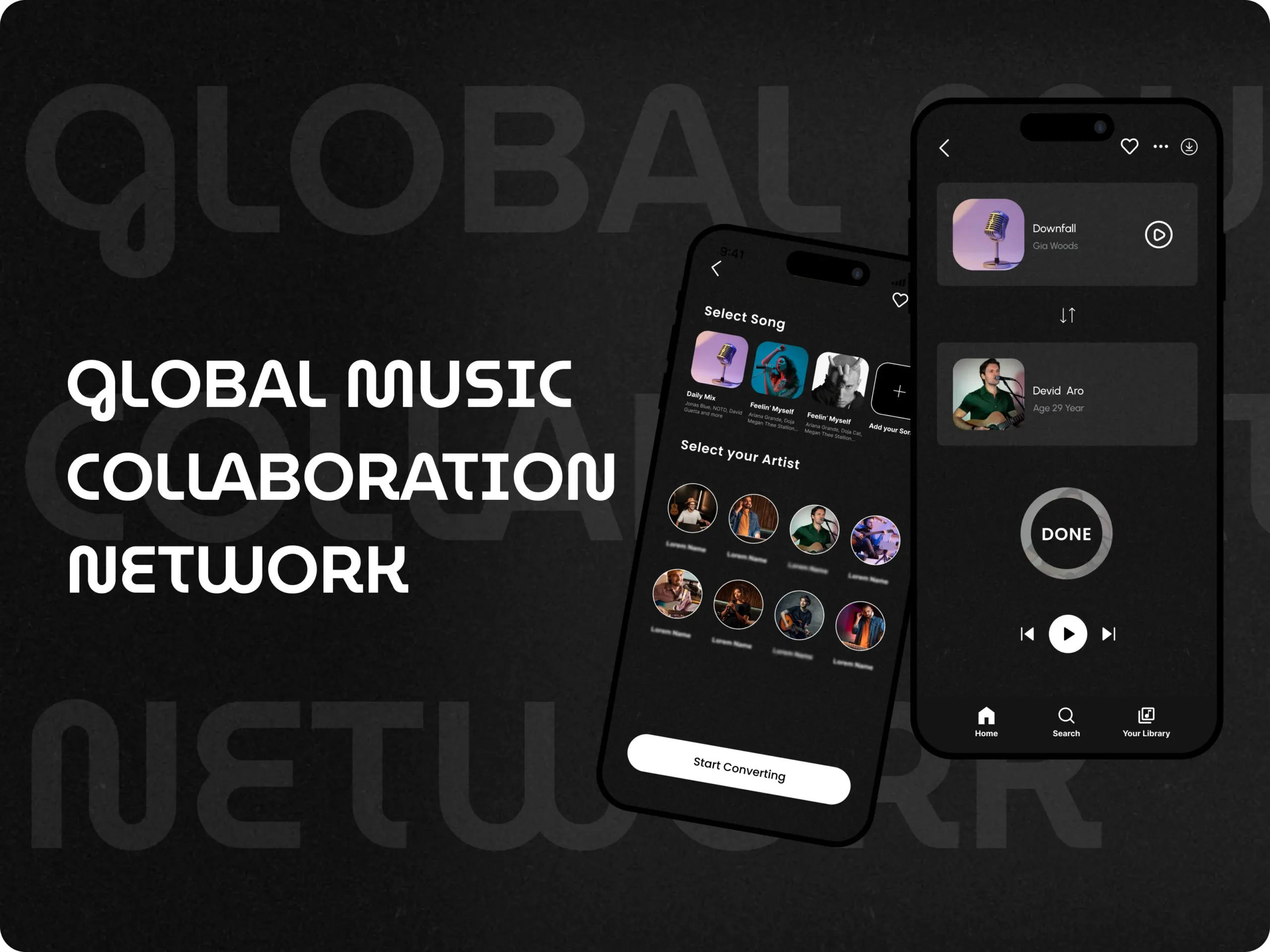 Global Music Collaboration Network