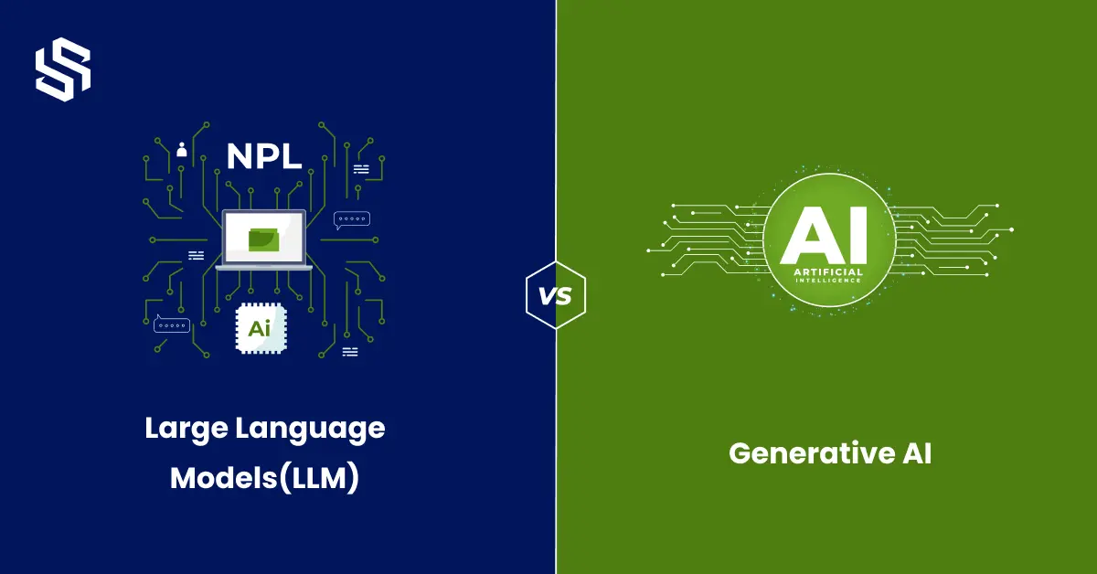 Large Language Models(LLM) vs Generative AI