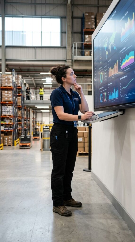 Product leader on a video call with a remote software development team