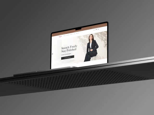 Kayme website shown on a laptop
