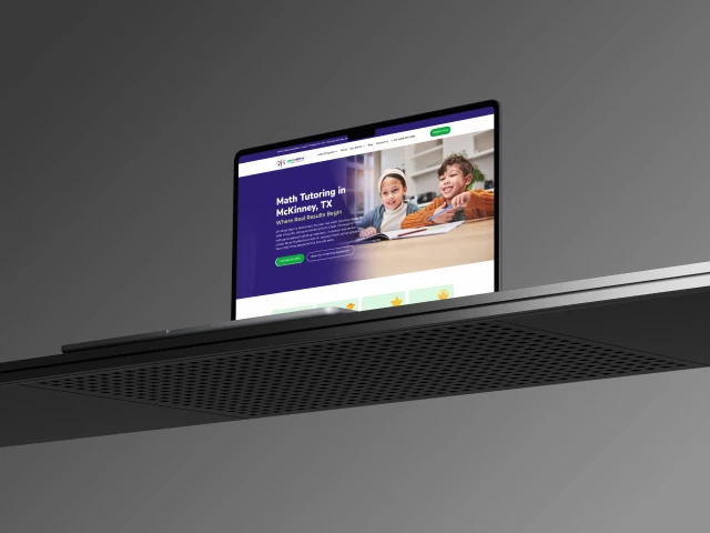 2PI Mind Math website shown on a laptop