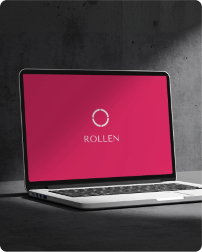 Rollen branding mockup