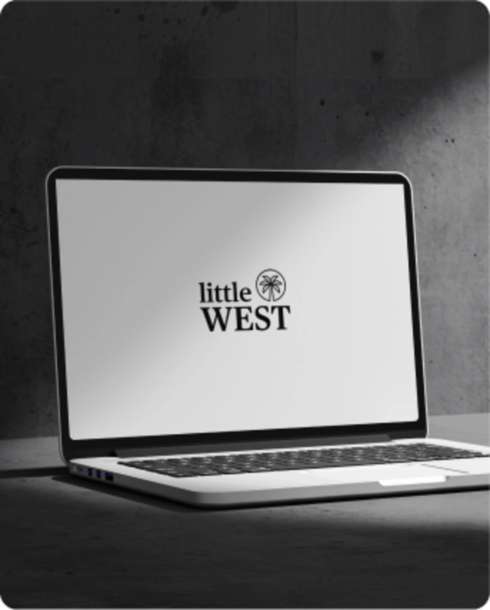 Little West branding mockup