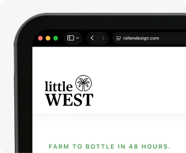 Little West website in a desktop browser window