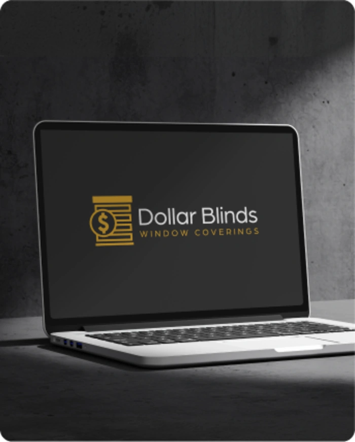 Dollar Blinds branding mockup