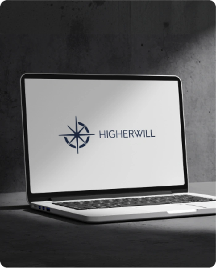 HigherWill branding mockup