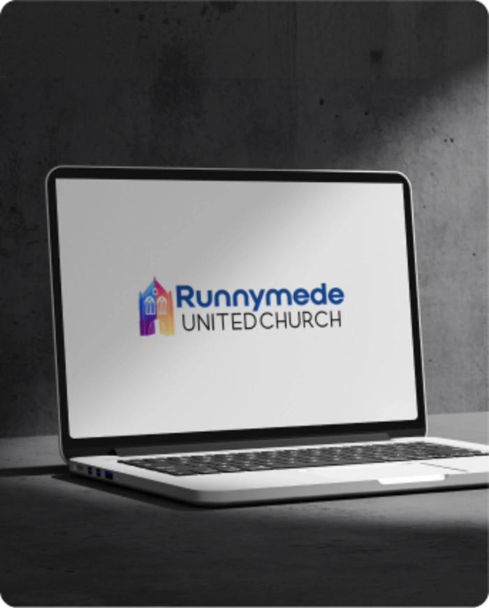Runnymede United Church branding mockup