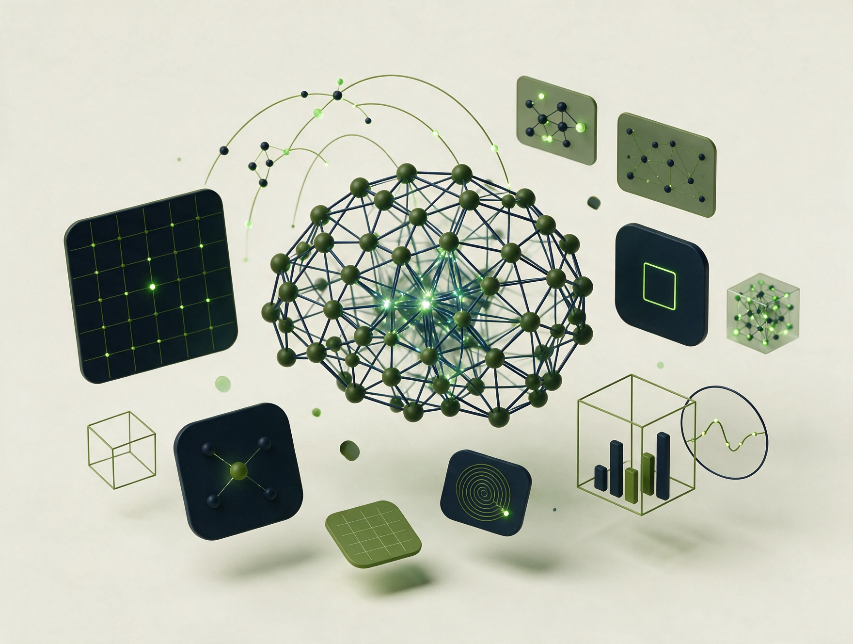 AI ML Development illustration