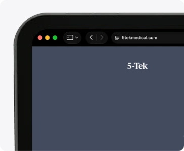 5-Tek Medical website in a desktop browser window