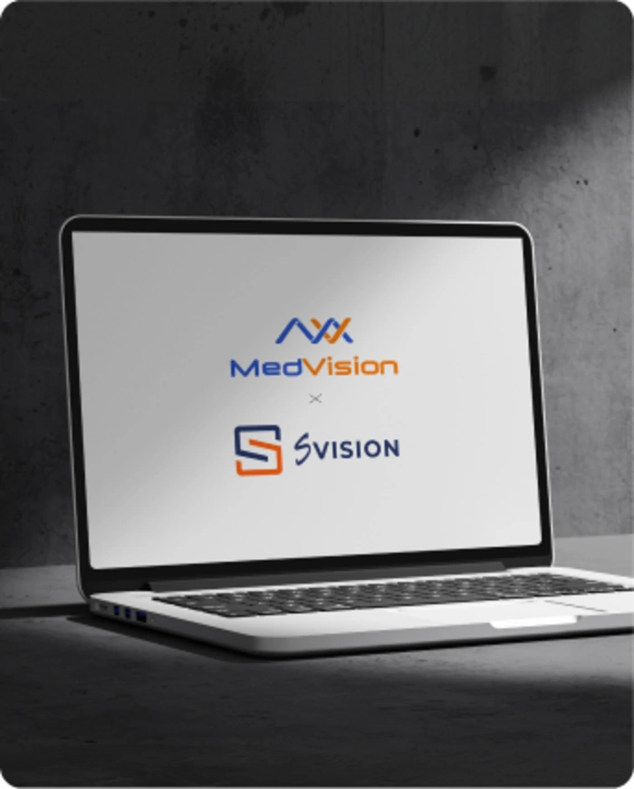 MedVision branding mockup