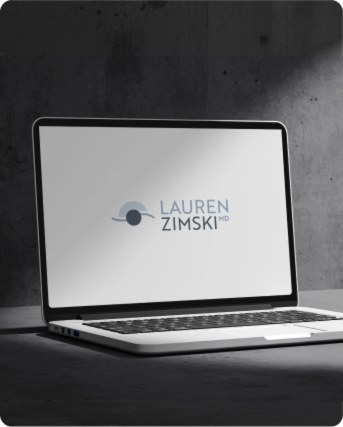 Lauren Zimski MD branding mockup