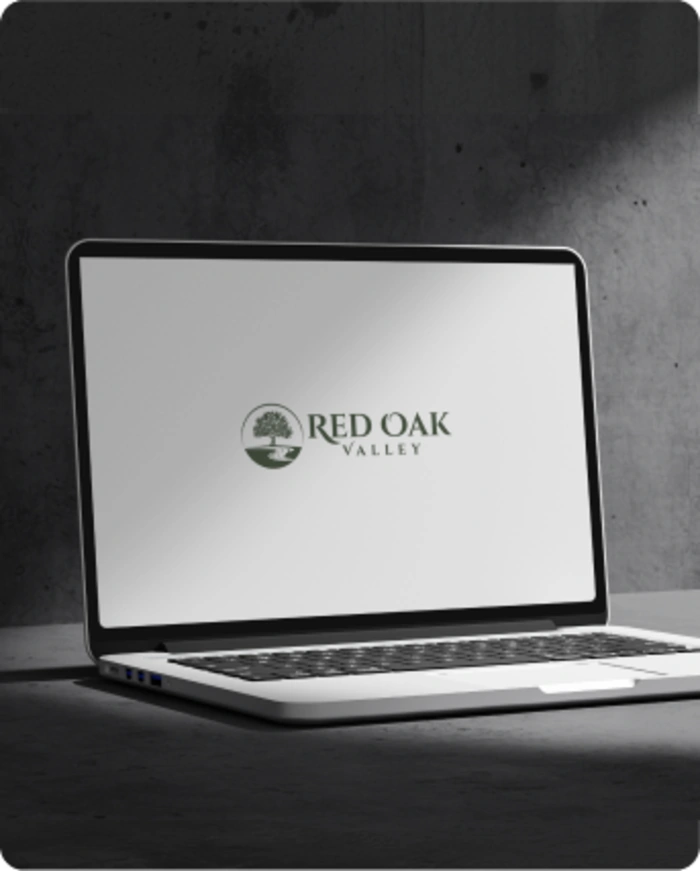 Red Oak Valley branding mockup