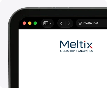 Meltix website in a desktop browser window