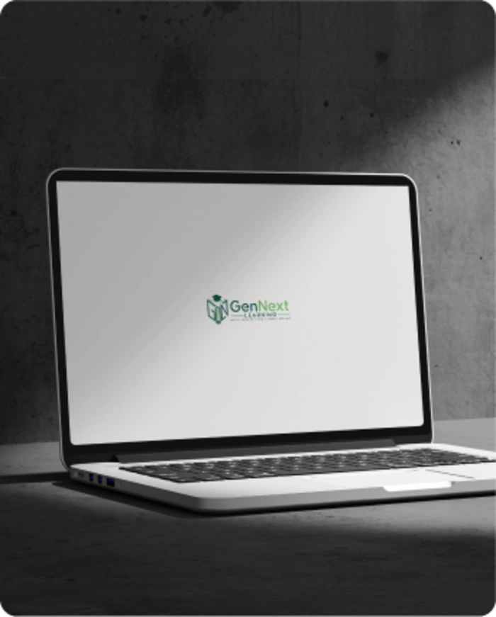 GenNext Learning branding mockup