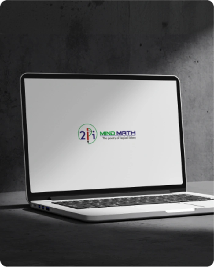 2PI Mind Math branding mockup