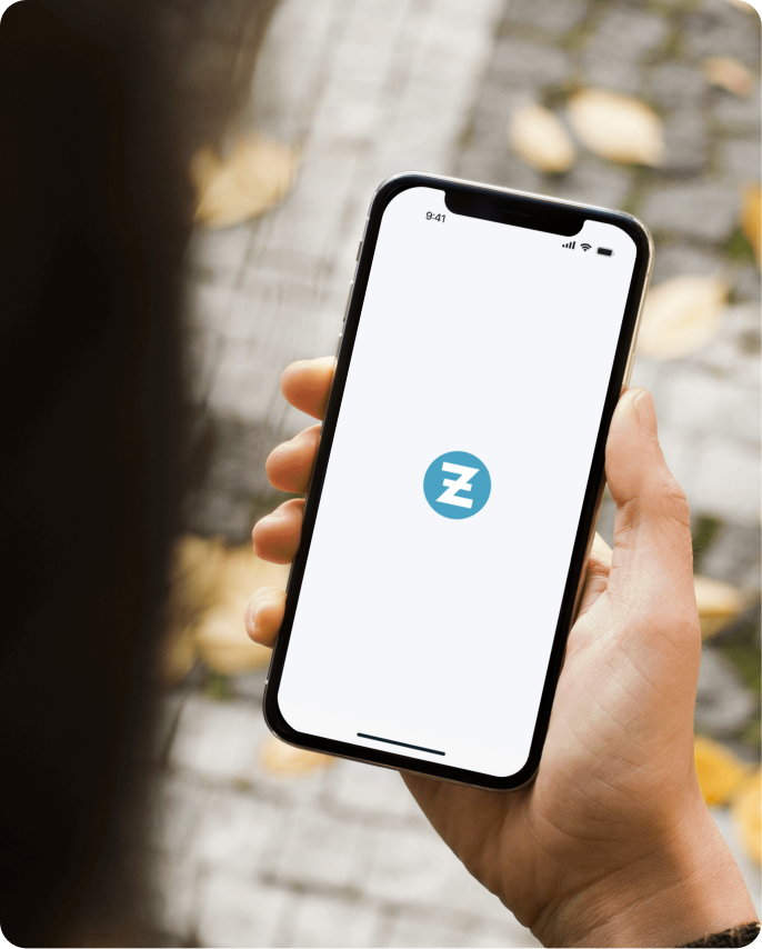 Zoundslike brand and app mockup