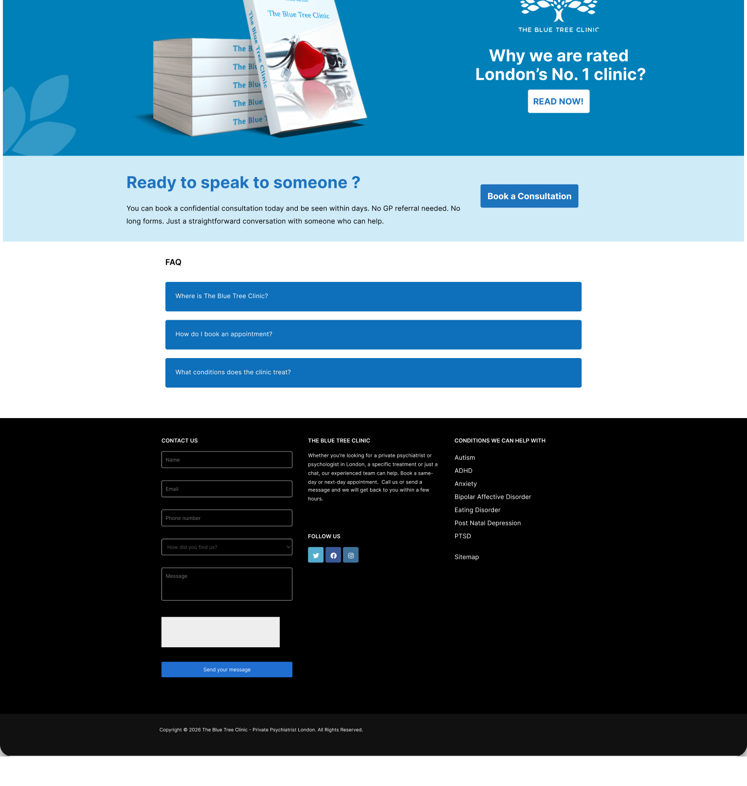 blue-tree-clinic website screen 2