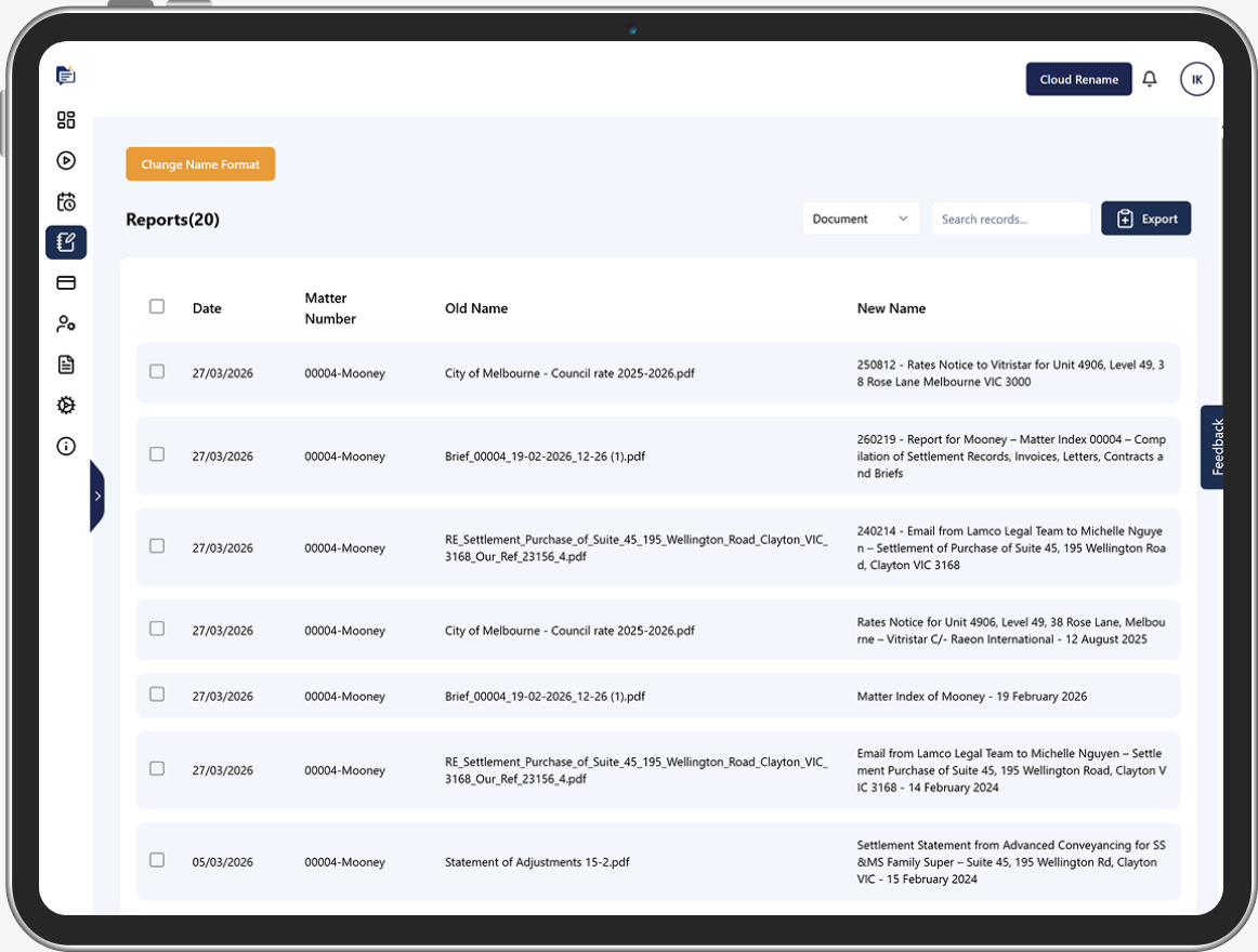 briefmate web app screen 3