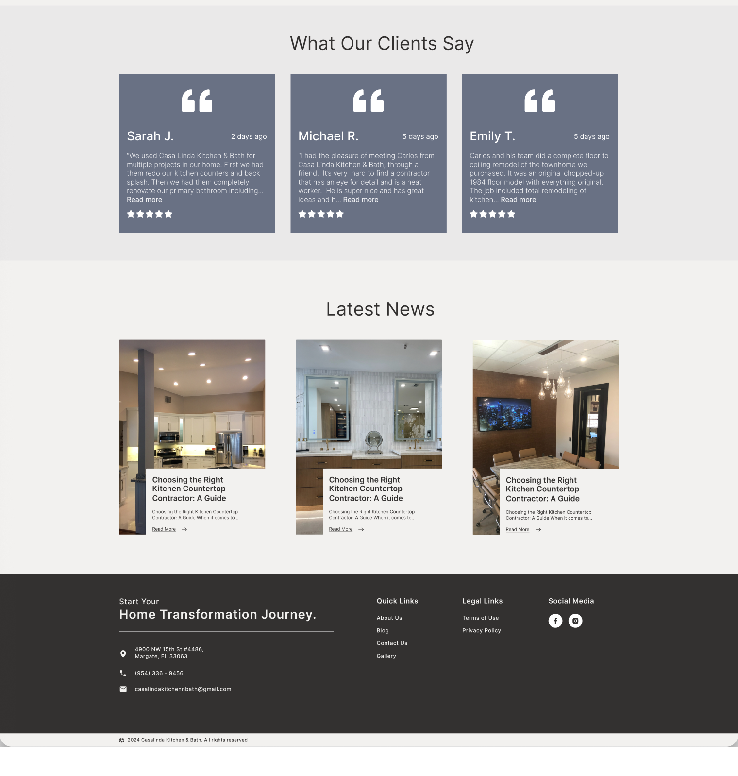 casa-linda website screen 2
