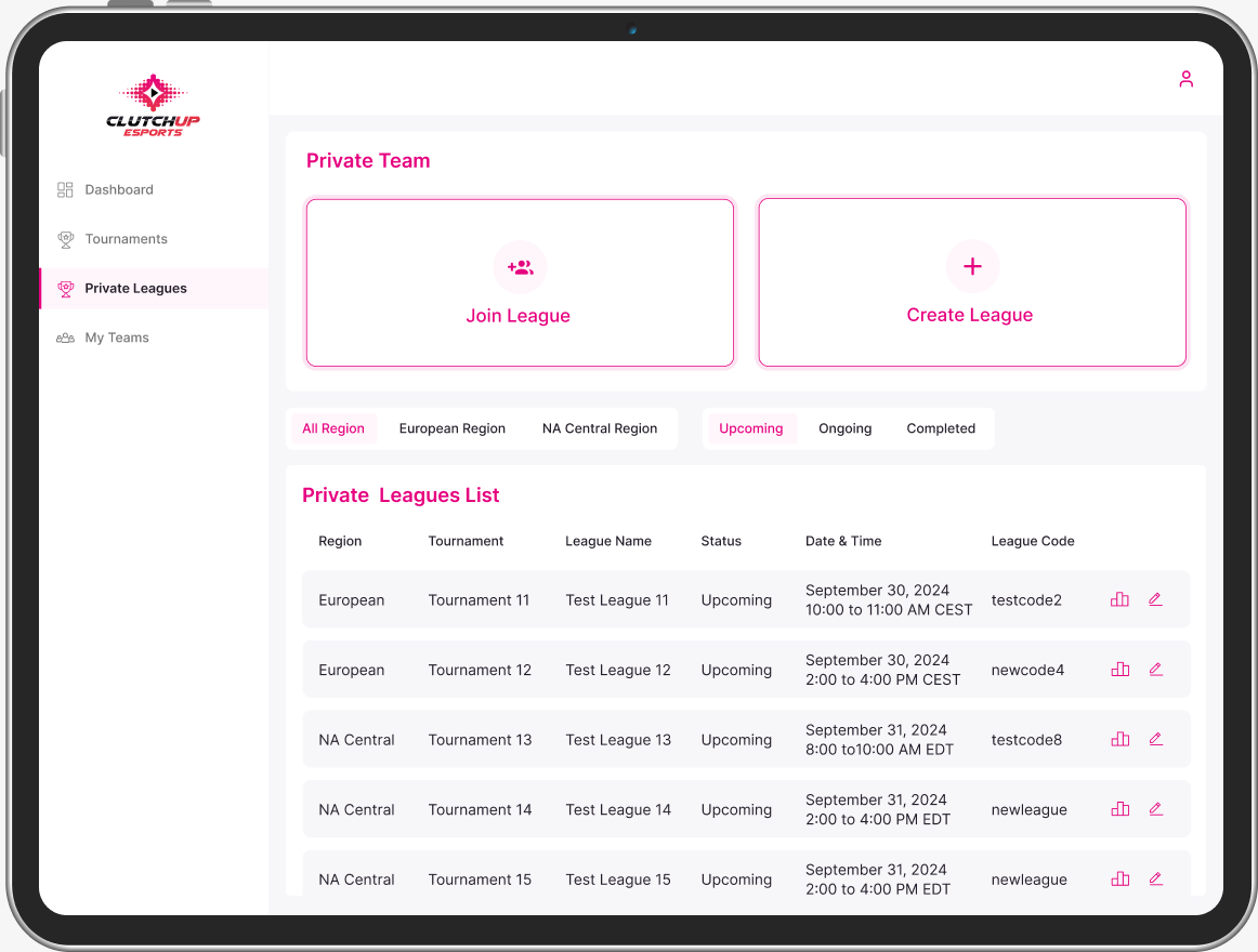 clutch-up web app screen 4