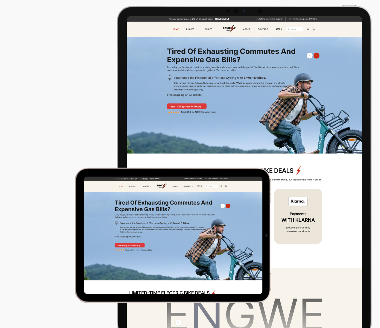 Enwolt website preview