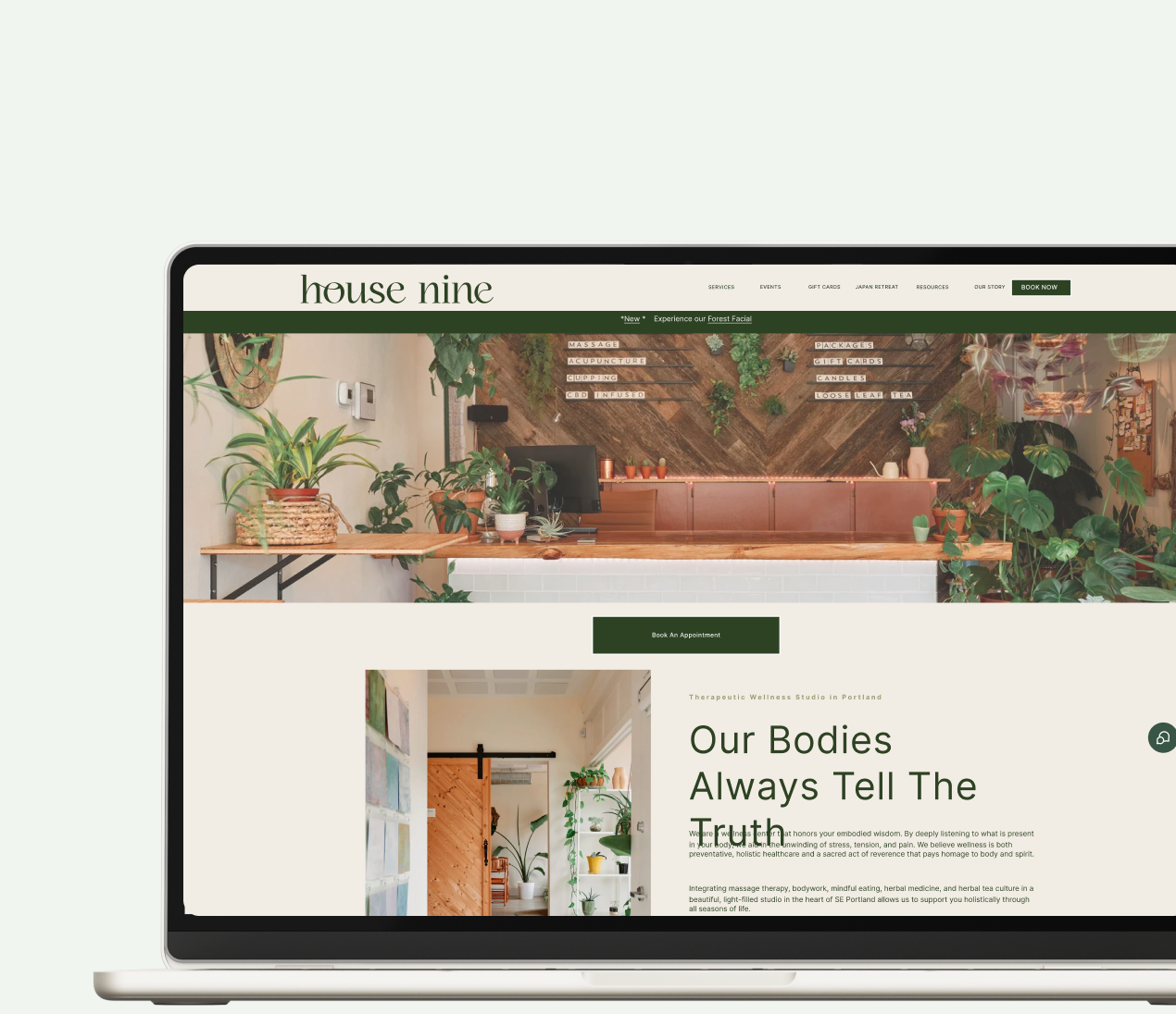 House Nine website preview