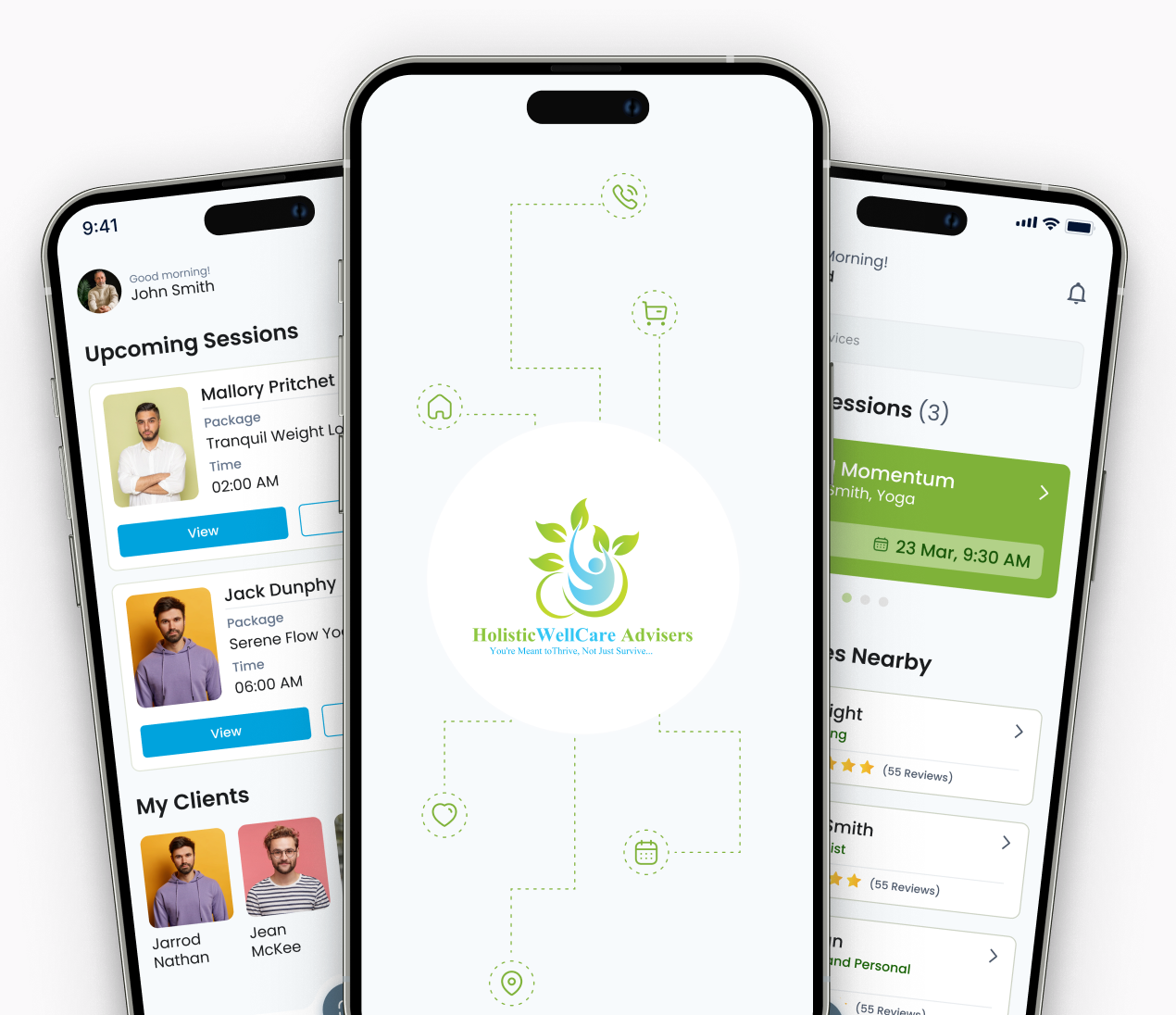 Case study card - HWA mobile app