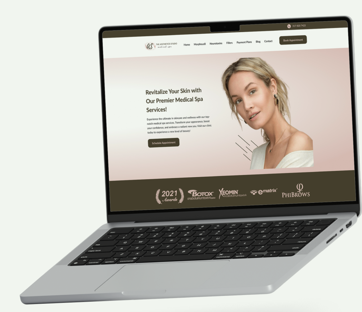 Your Studio Wellness website preview
