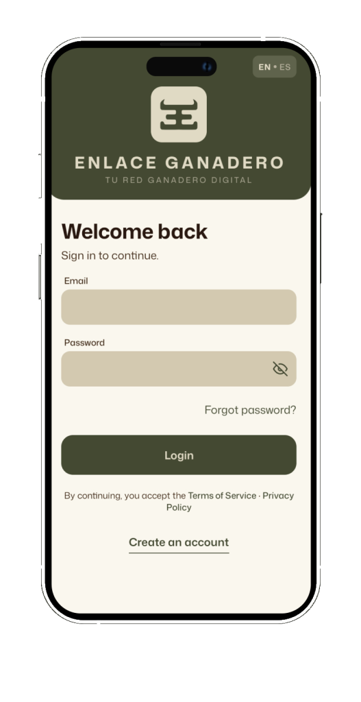 enlace-cpv app screen 1