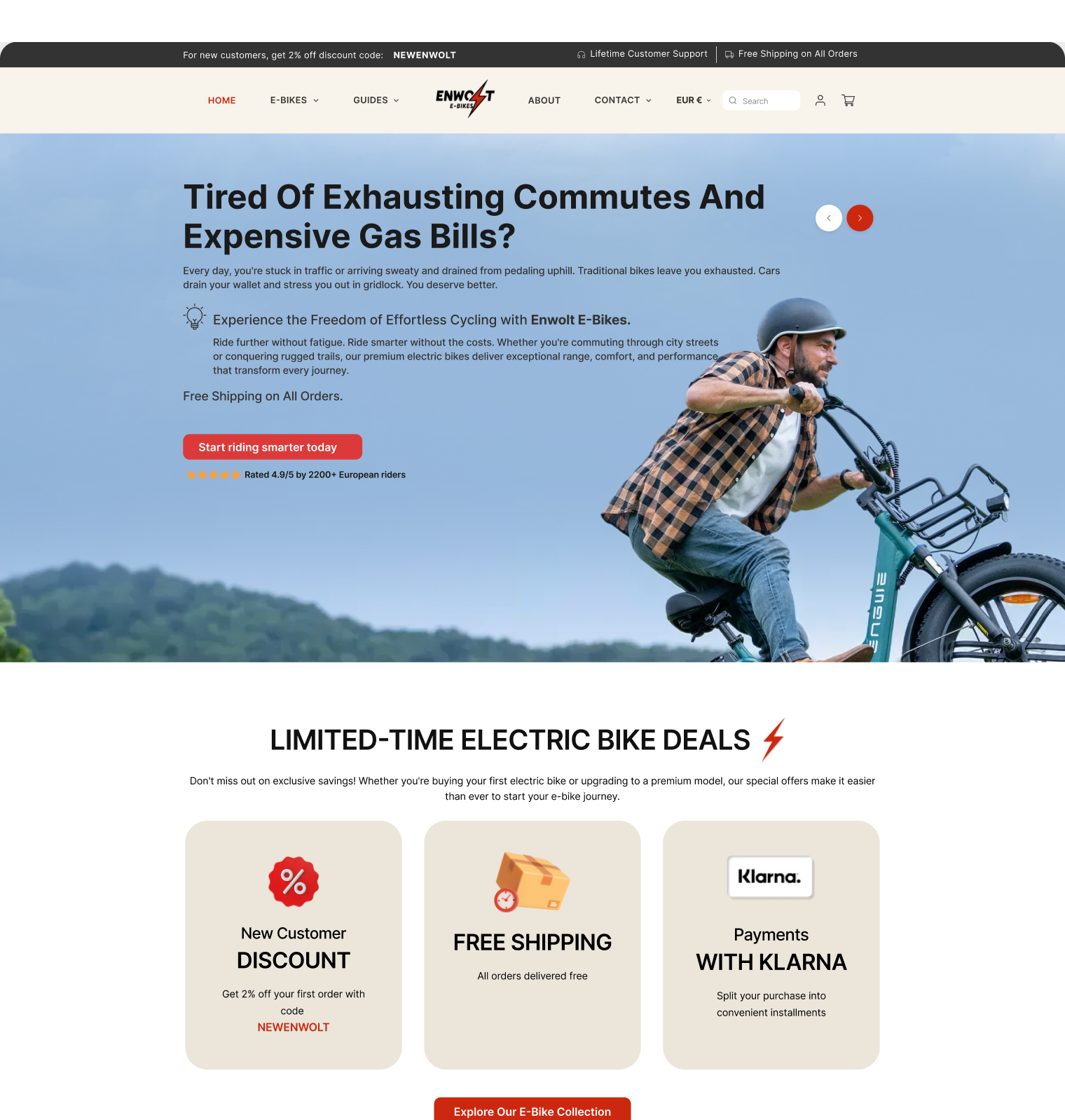 enwolt website screen 1
