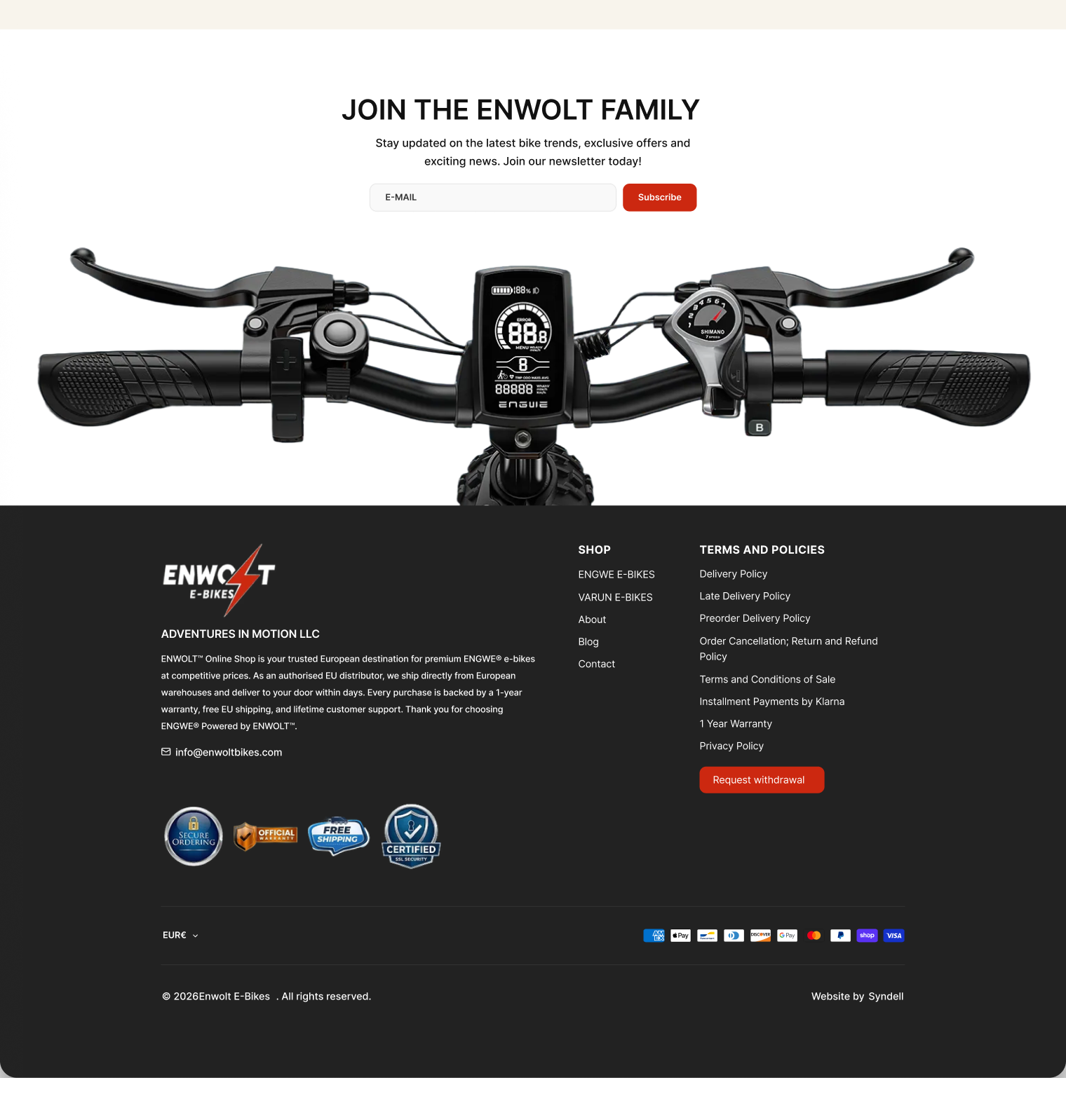 enwolt website screen 2