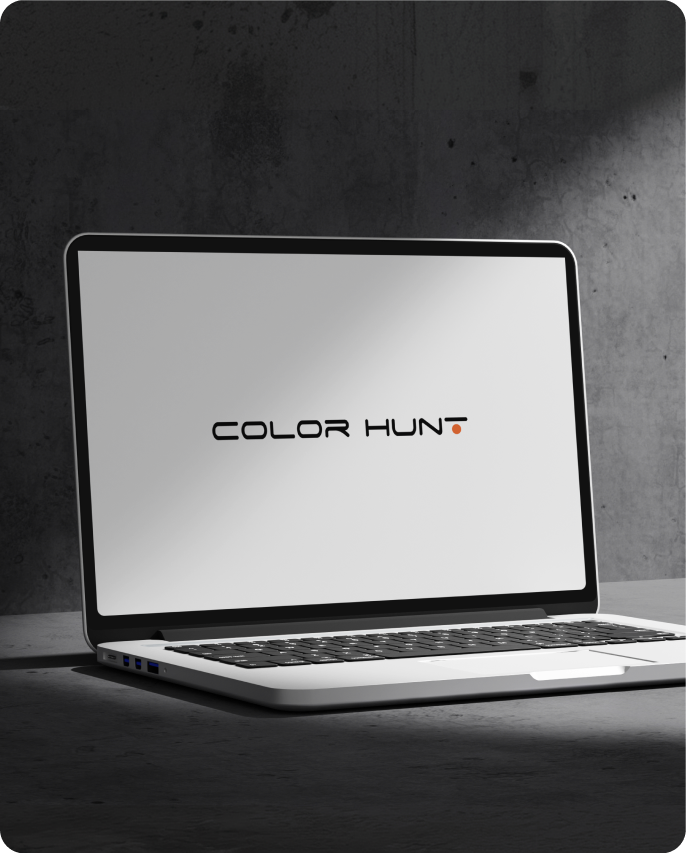 Color Hunt about mockup